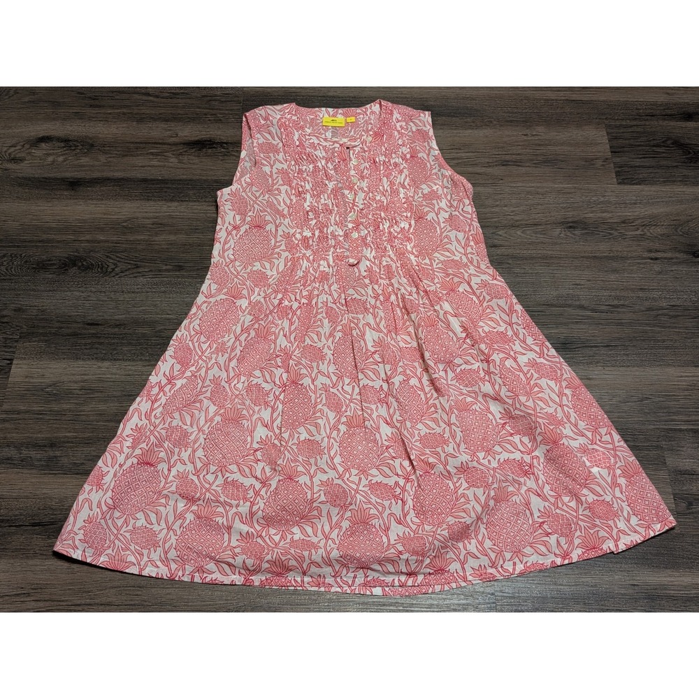 Roberta Roller Rabbit Pineapple Print Sleeveless … - image 1